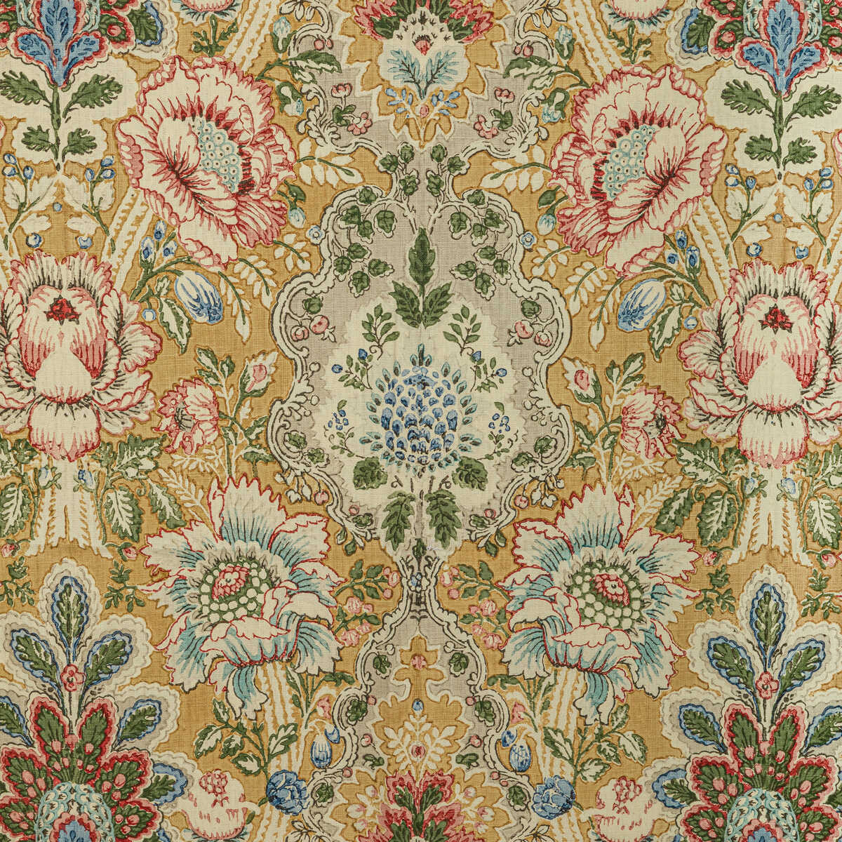 Carvallo Print - Canary - BRUNSCHWIG & FILS Fabric