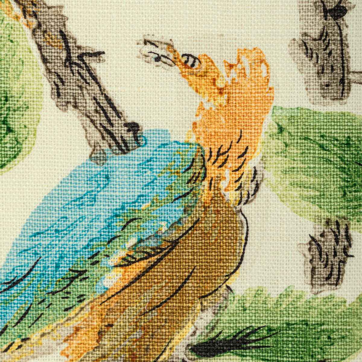 80221204030 Gastaud Print Gold Leaf Brunschwig Fils Fabric - BRUNSCHWIG & FILS Fabric