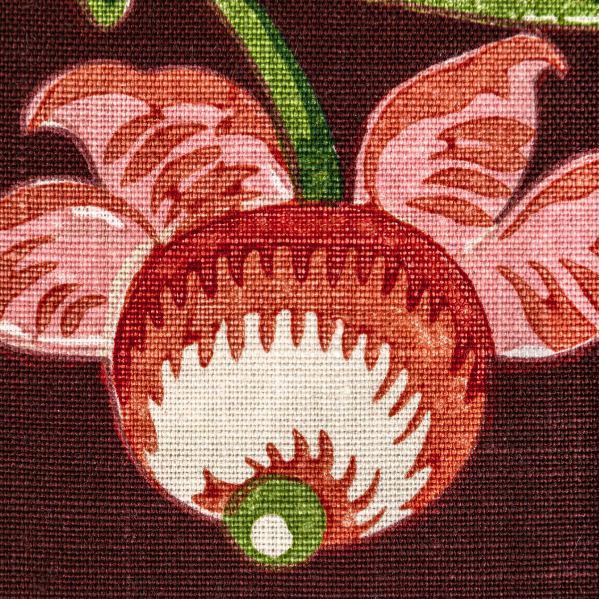 Le Brun Print - Aubergine - BRUNSCHWIG & FILS Tela
