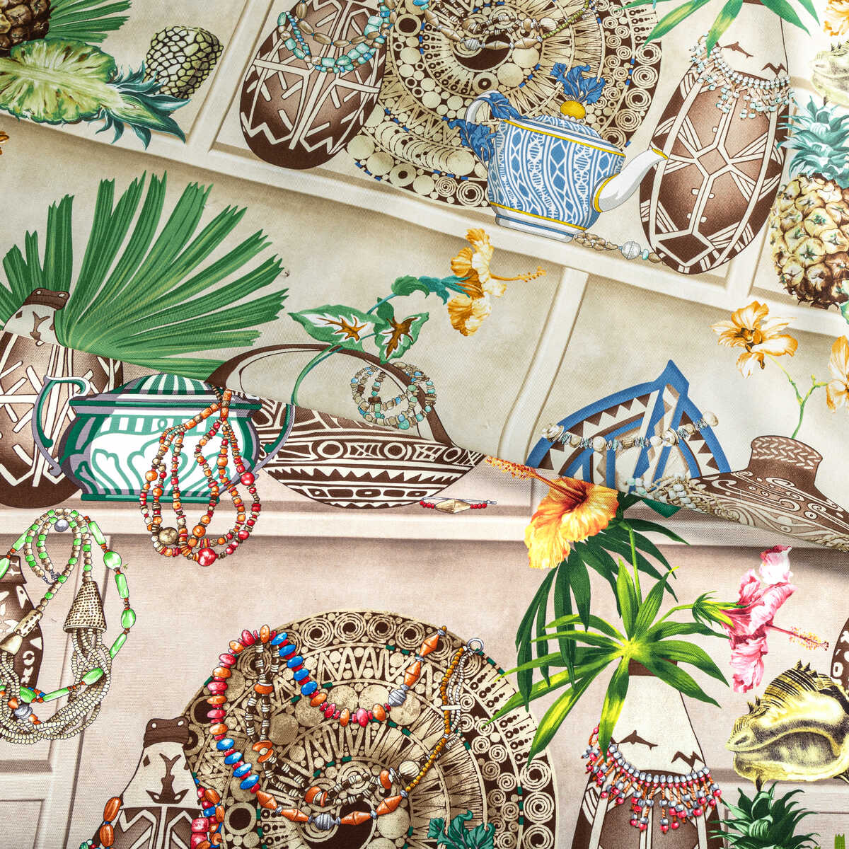 Maizan Print - Calypso - BRUNSCHWIG & FILS Fabric