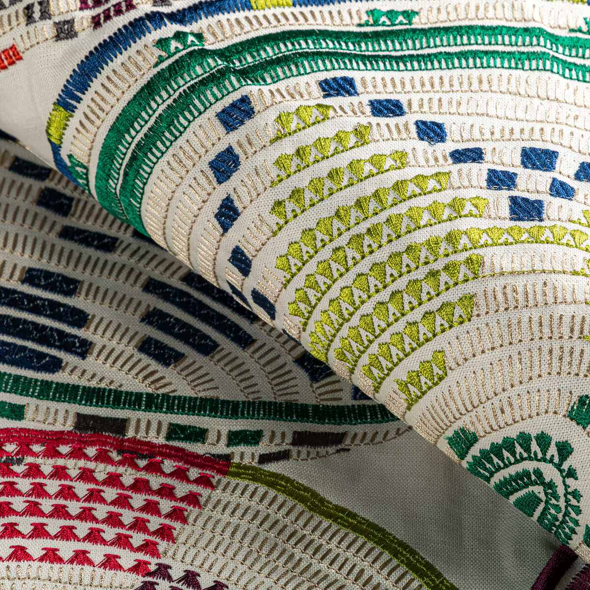Bendi Emb - Multi - BRUNSCHWIG & FILS Fabric