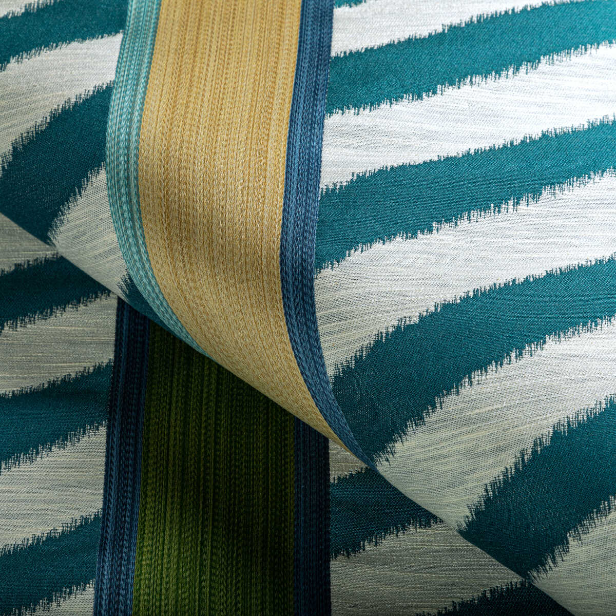 Mnemba Woven - Teal - BRUNSCHWIG & FILS Fabric