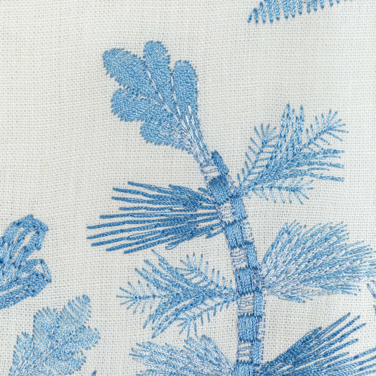 Martil Emb - Blue - BRUNSCHWIG & FILS Fabric