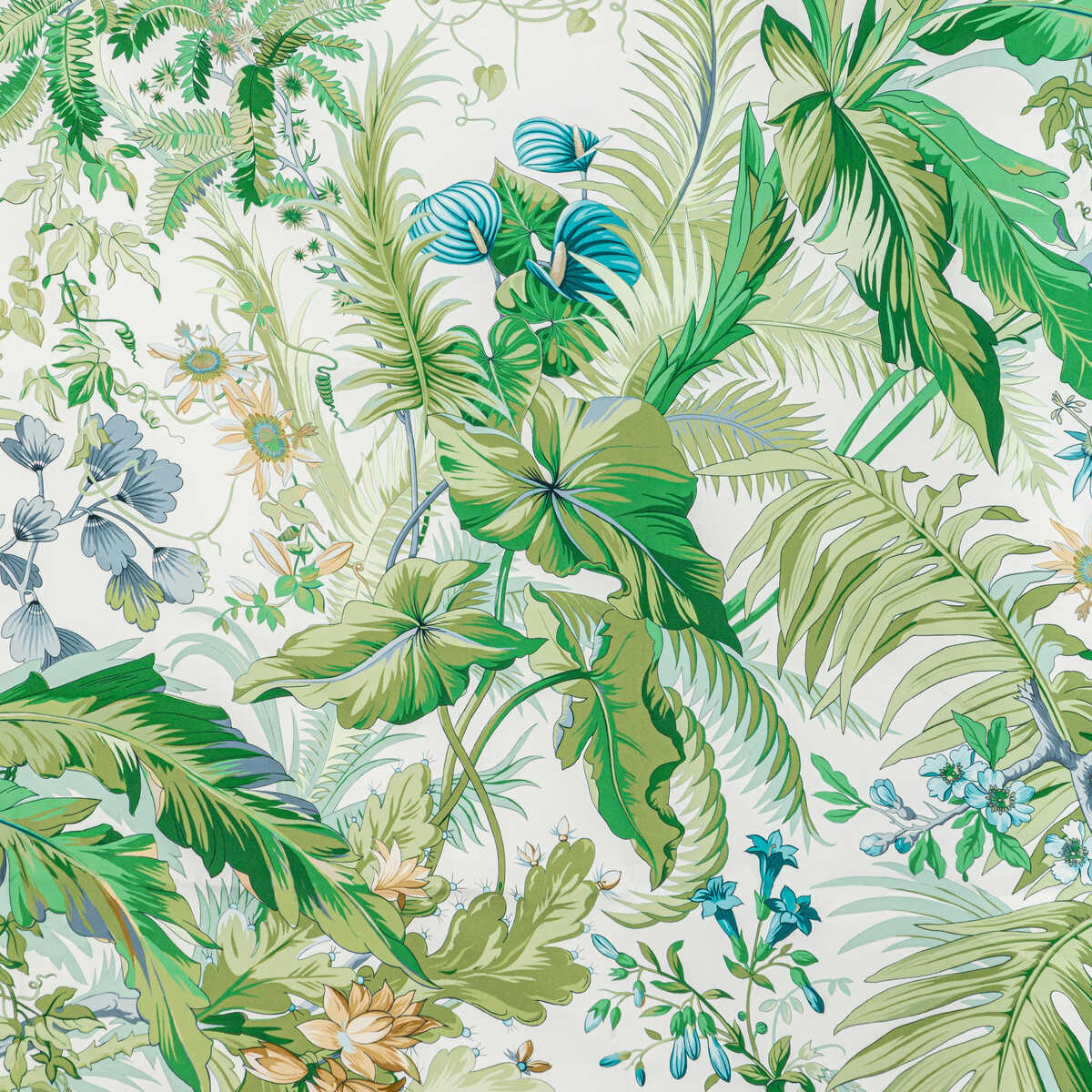 Majorelle Print - Mist - BRUNSCHWIG & FILS Fabric