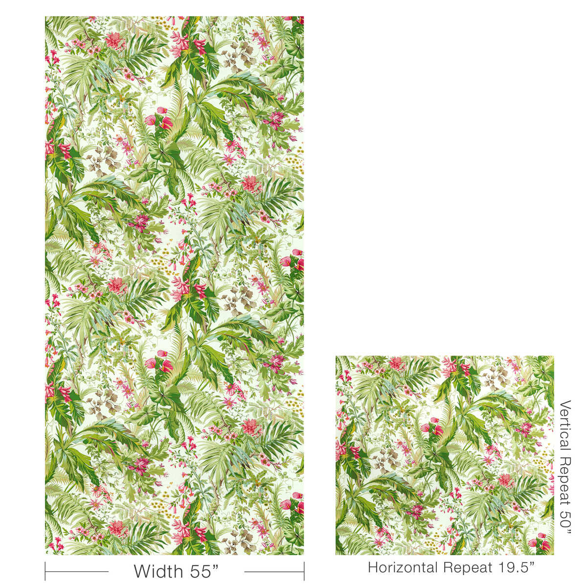Majorelle Print - Spring - BRUNSCHWIG & FILS Fabric