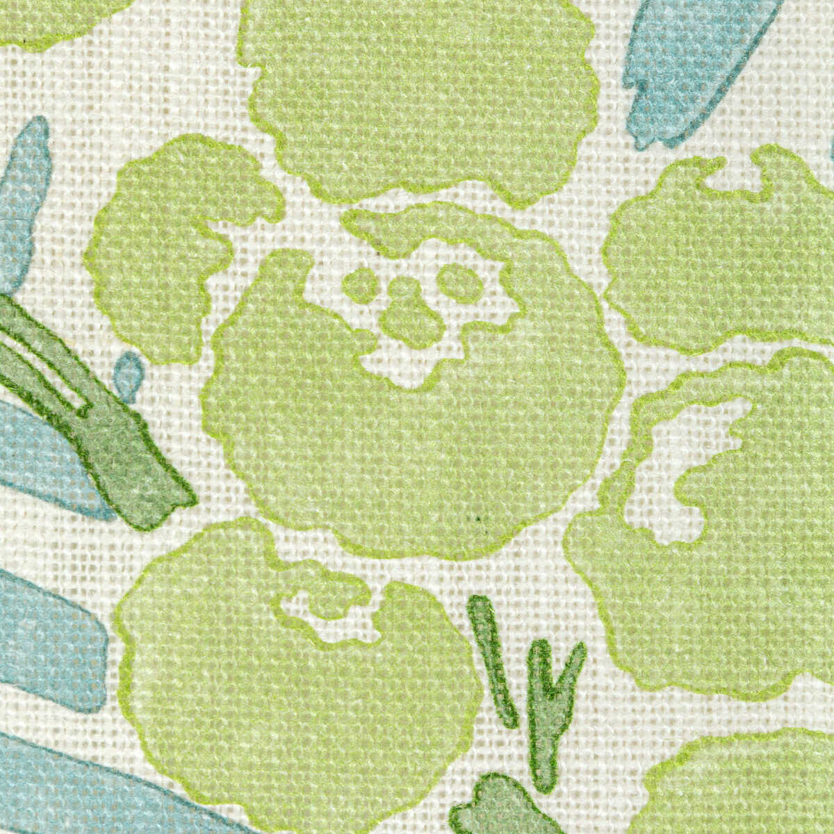 Palmar Print - Lake - BRUNSCHWIG & FILS Fabric