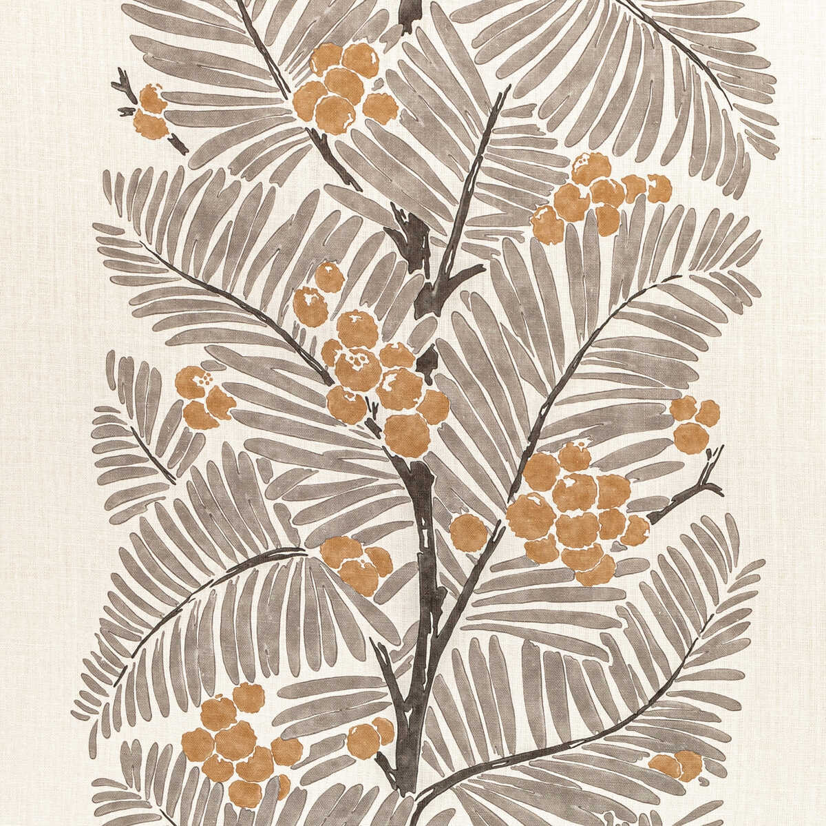 Palmar Print - Stone - BRUNSCHWIG & FILS Tela