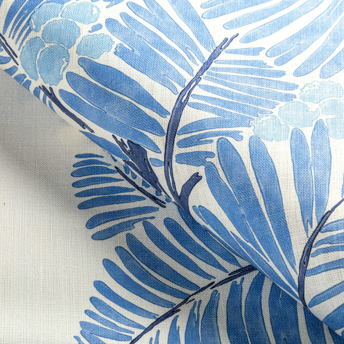 Palmar Print - Blue - BRUNSCHWIG & FILS Tela