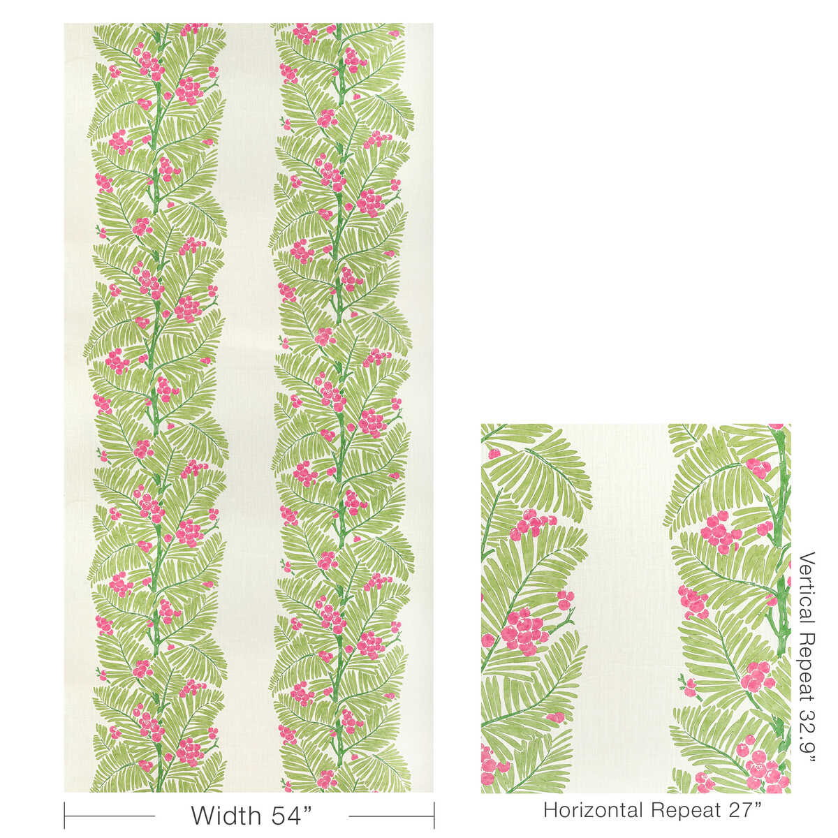 Palmar Print - Spring - BRUNSCHWIG & FILS Tela