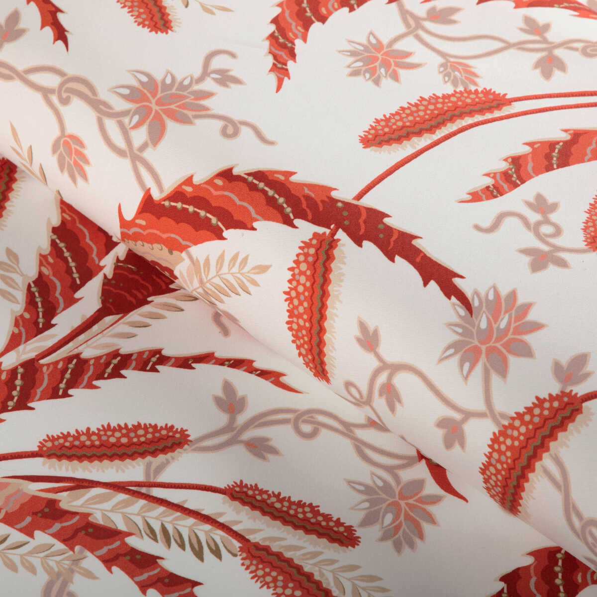 Vernay Print - Red - BRUNSCHWIG & FILS Tela