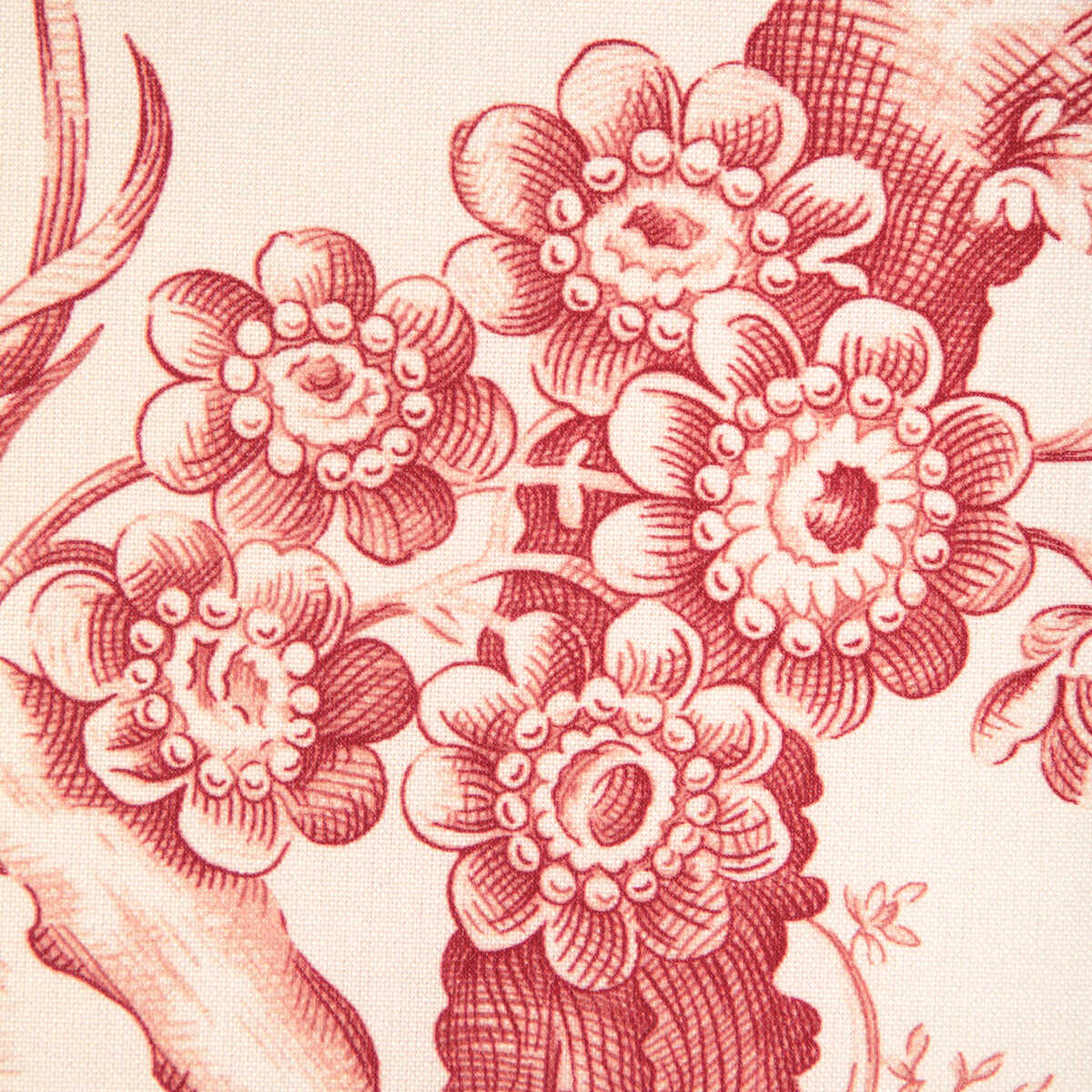 Marcel Print - Red - BRUNSCHWIG & FILS Tela