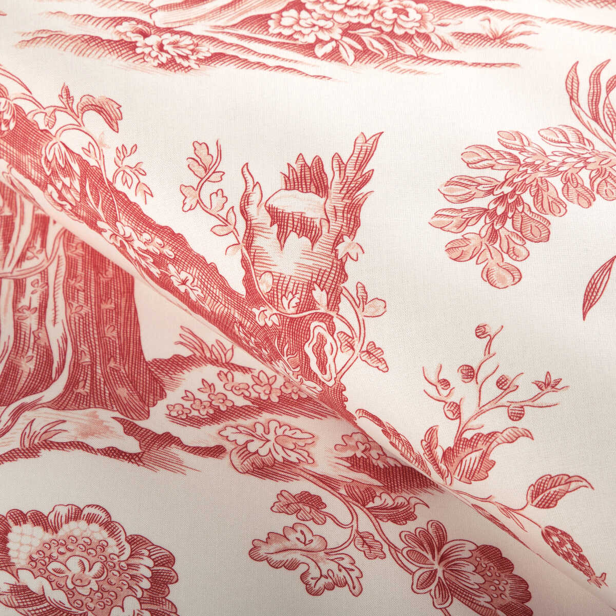 Marcel Print - Red - BRUNSCHWIG & FILS Tela