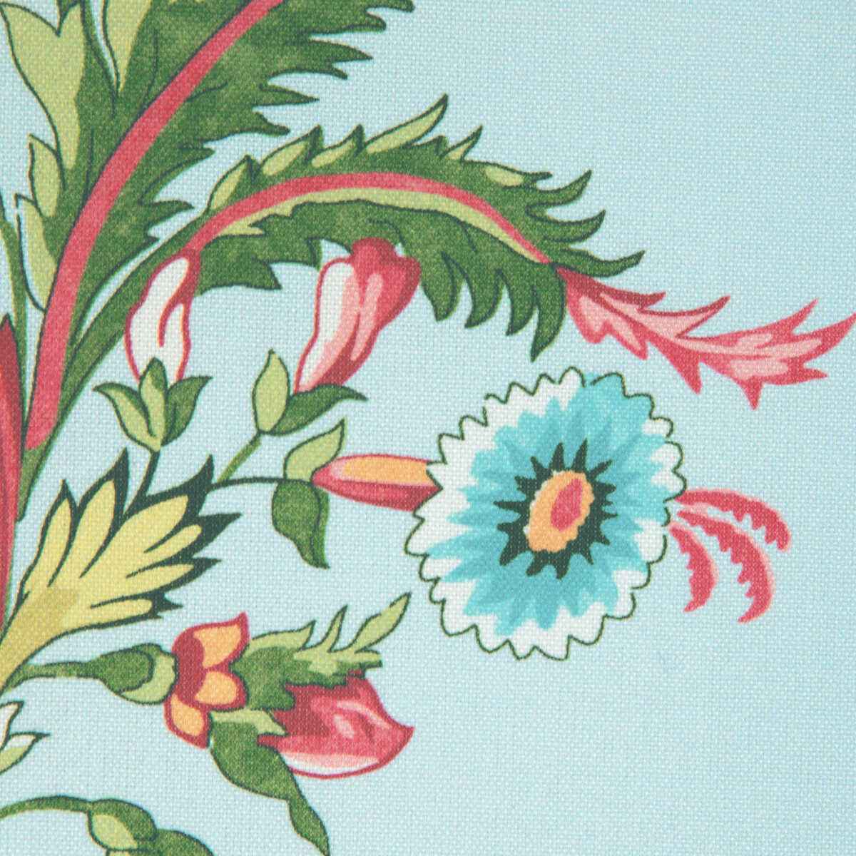 80231071530 Chancay Print Sky Leaf Brunschwig Fils Fabric - BRUNSCHWIG & FILS Fabric