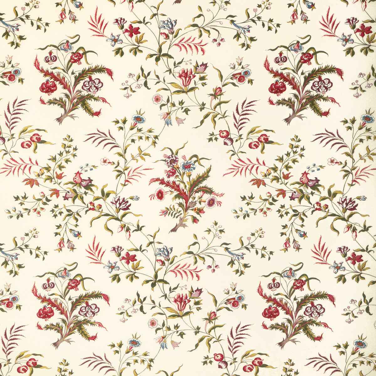 802310716300 Chancay Print Beige Multi Brunschwig Fils Fabric - BRUNSCHWIG & FILS Fabric