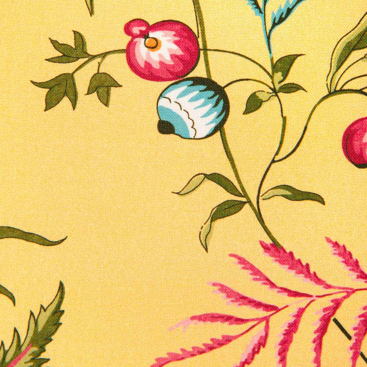 80231074300 Chancay Print Sun Leaf Brunschwig Fils Fabric - BRUNSCHWIG & FILS Fabric