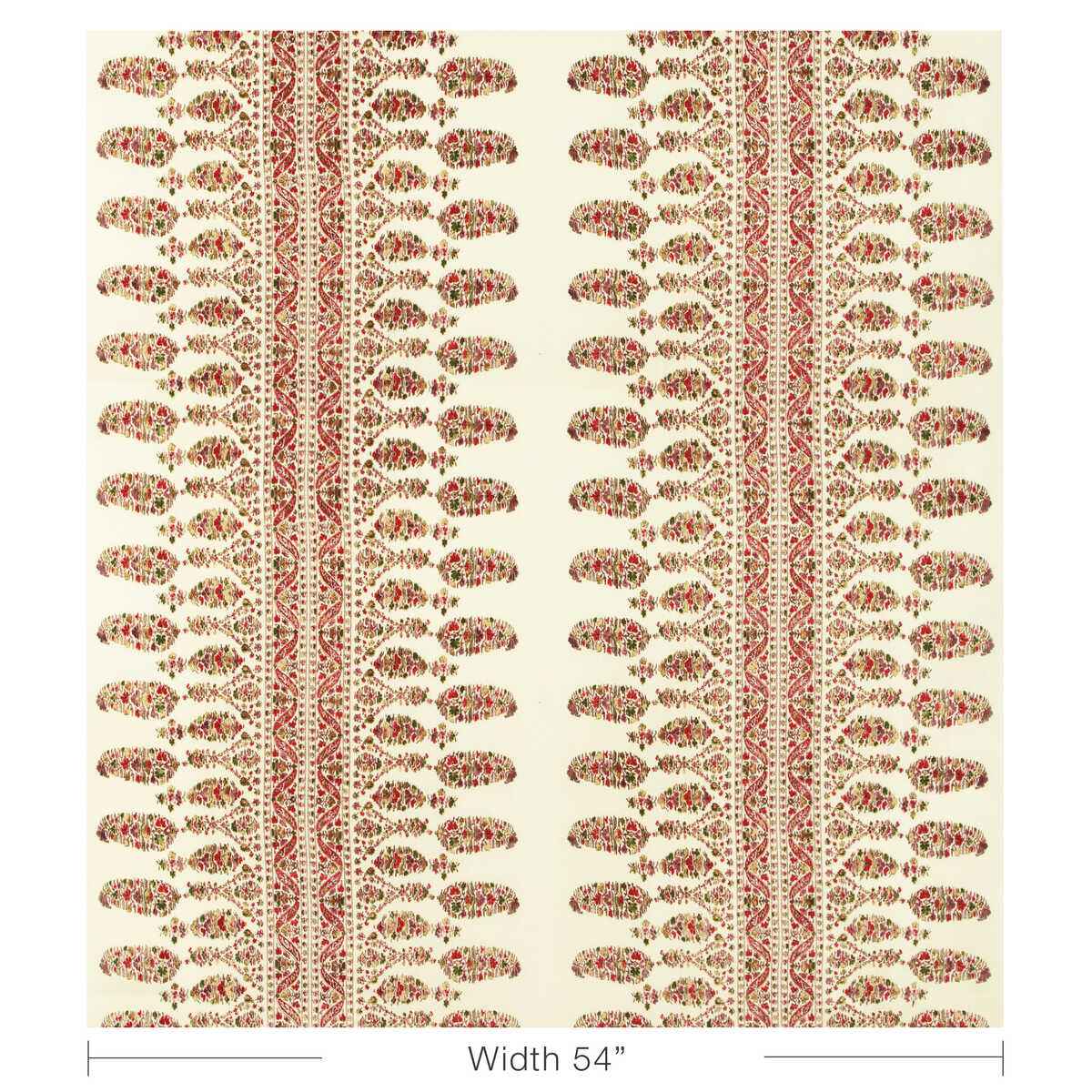 8023108730 Visan Print Rose Leaf Brunschwig Fils Fabric - BRUNSCHWIG & FILS Fabric