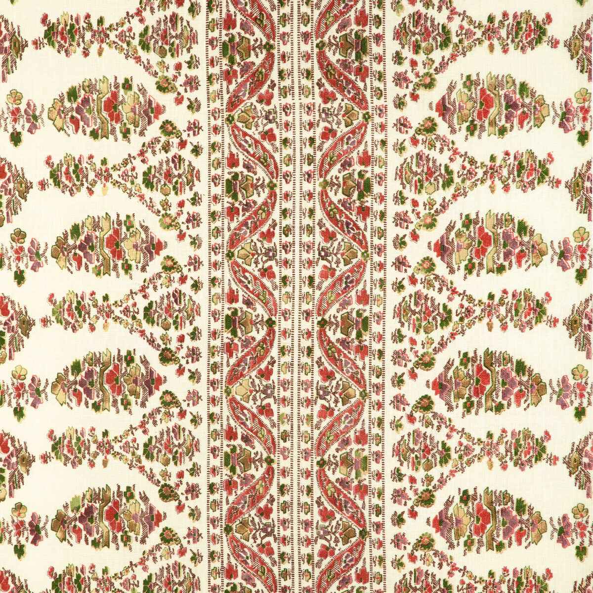 8023108730 Visan Print Rose Leaf Brunschwig Fils Fabric - BRUNSCHWIG & FILS Fabric