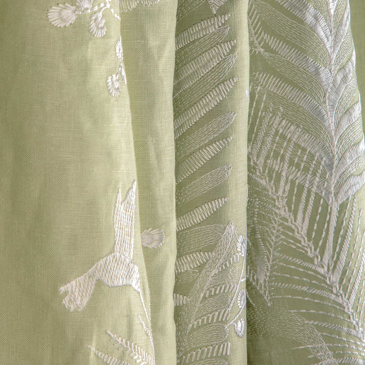 Manda Emb - Leaf - BRUNSCHWIG & FILS Fabric