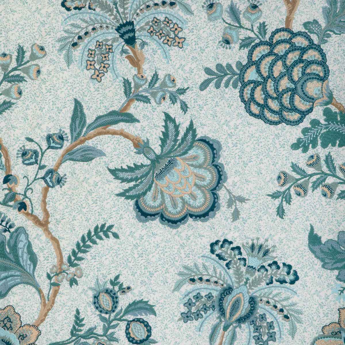 80231185350 Anduze Emb Teal Sky Brunschwig Fils Fabric