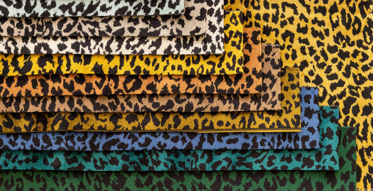Madeleine'S Leopard - Gold - BRUNSCHWIG & FILS Fabric