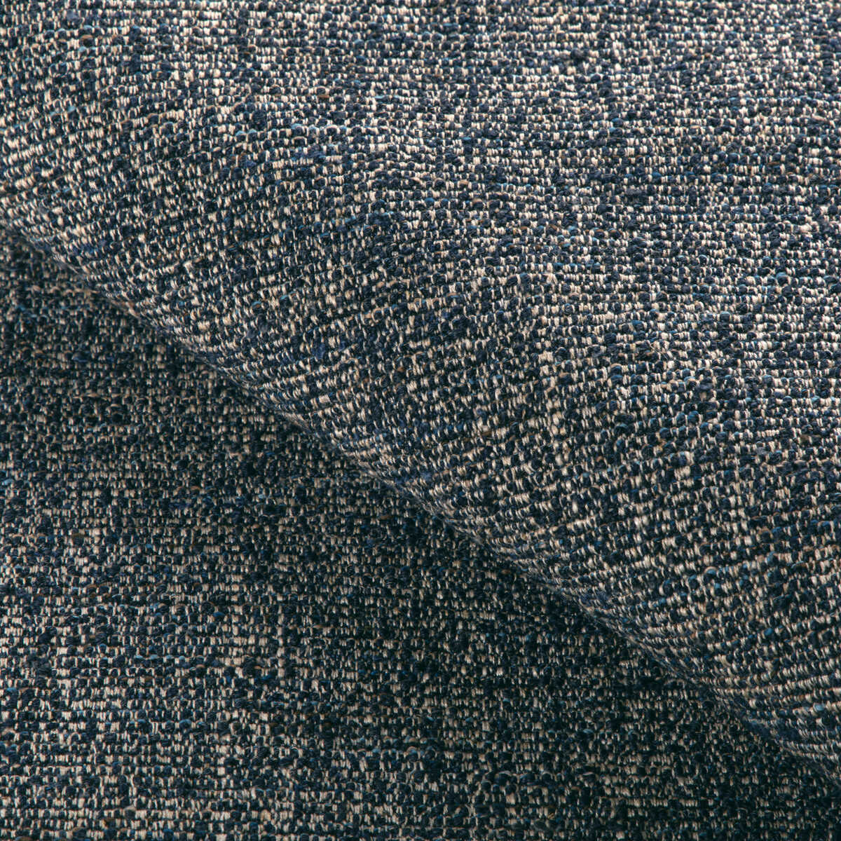 Mireille Texture - Navy - BRUNSCHWIG & FILS Tela