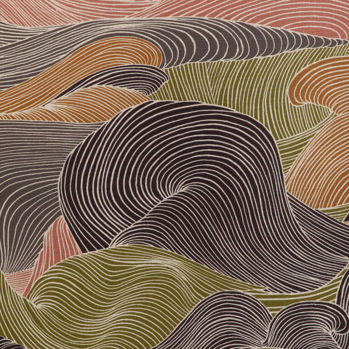 Tourbillon Print - Multi - BRUNSCHWIG & FILS Fabric