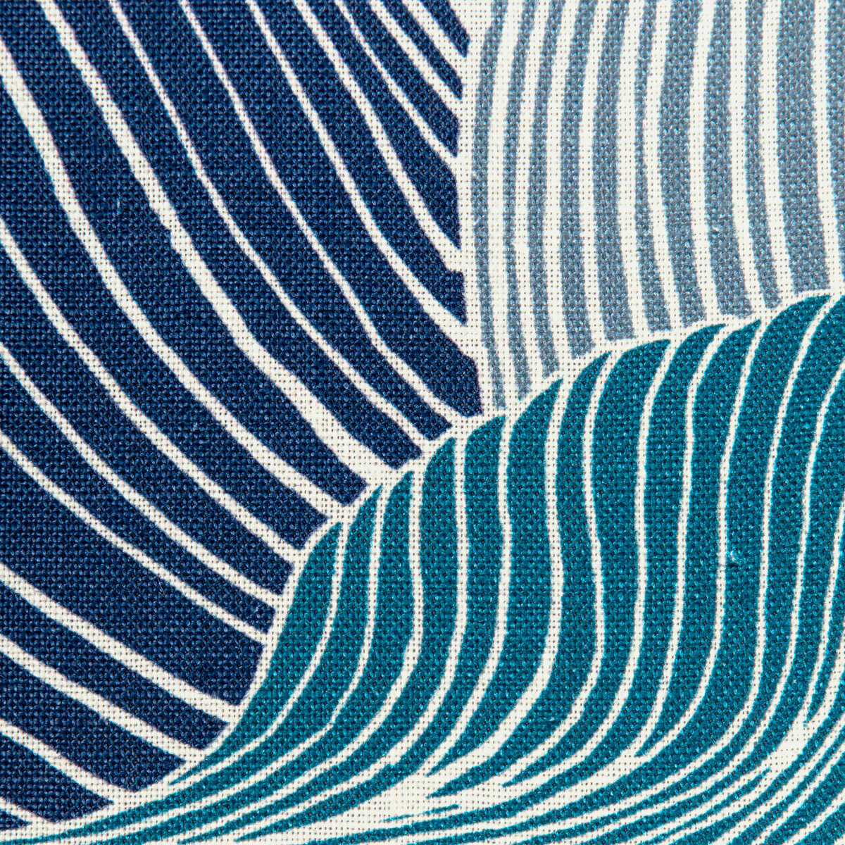 Tourbillon Print - Lapis - BRUNSCHWIG & FILS Fabric