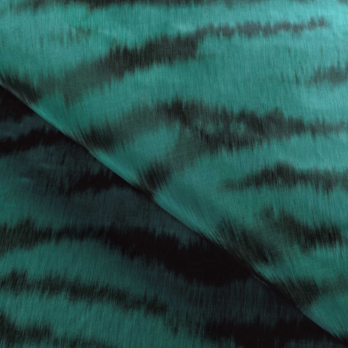 Tigre Warp Print - Teal - BRUNSCHWIG & FILS Fabric
