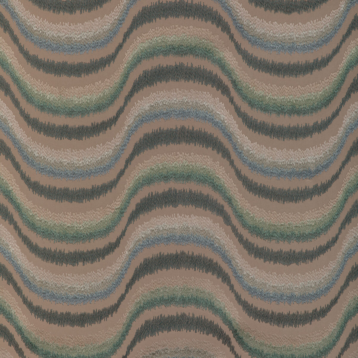 Du Son Emb - Aquamarine - Brunschwig & Fils Fabric