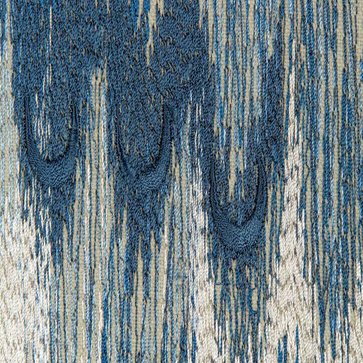 80231421550 Duval Emb Sky Lapis Brunschwig Fils Fabric - BRUNSCHWIG & FILS Fabric