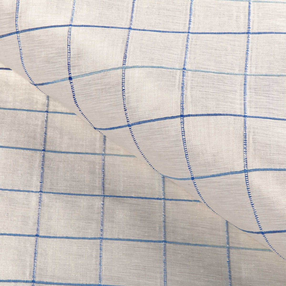 Moulin Check - Blue - BRUNSCHWIG & FILS Fabric