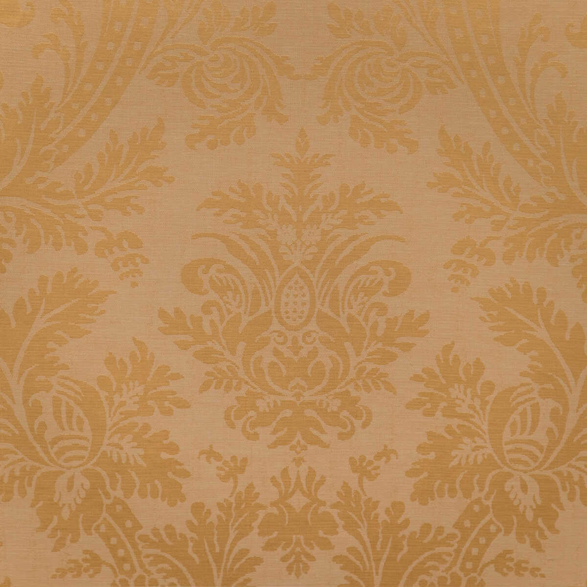 Arnaud Damask - Gold - BRUNSCHWIG & FILS Fabric