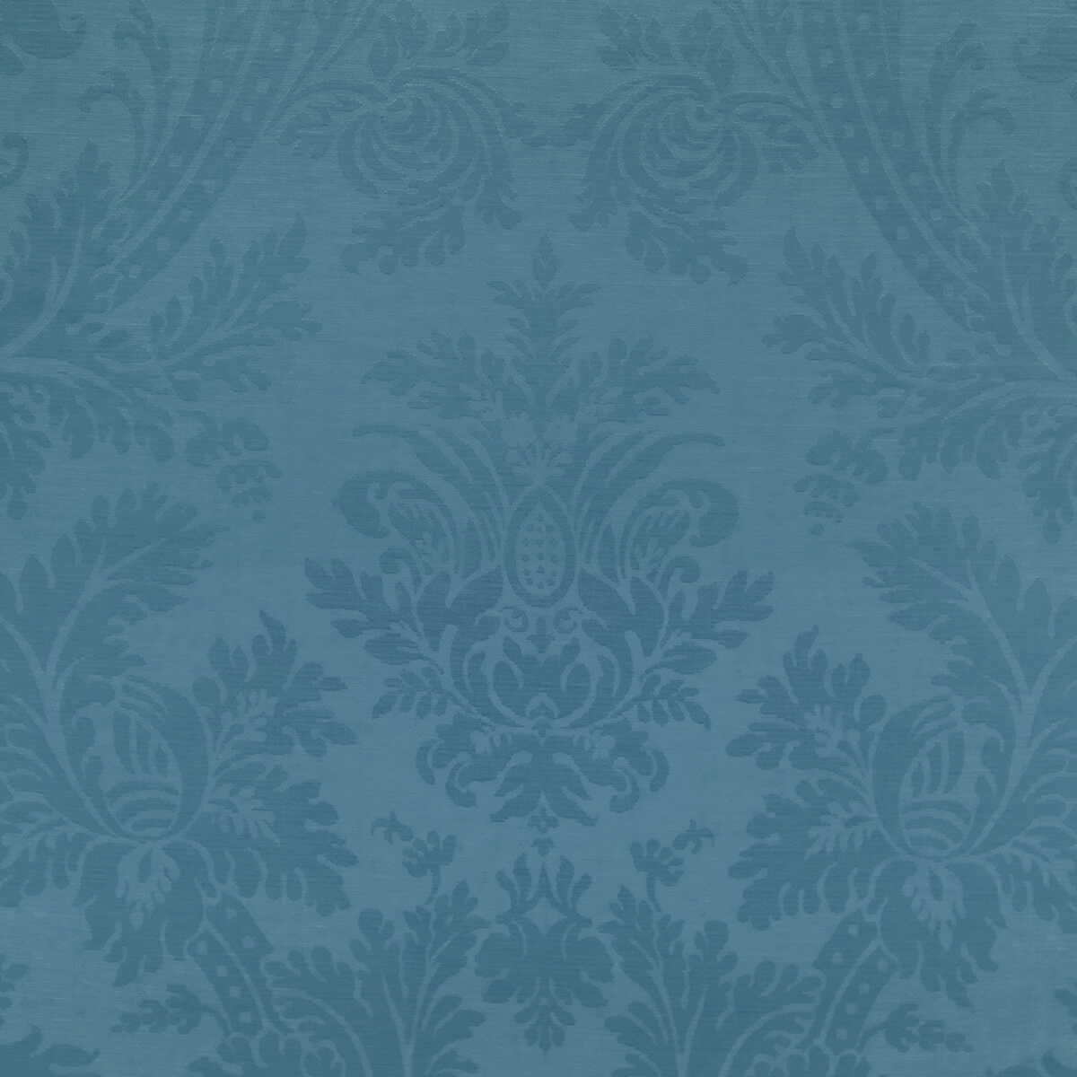 Arnaud Damask - Blue - BRUNSCHWIG & FILS Fabric