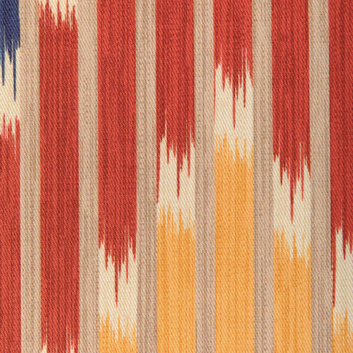 Cascade Print - Red/Blue - BRUNSCHWIG & FILS Fabric