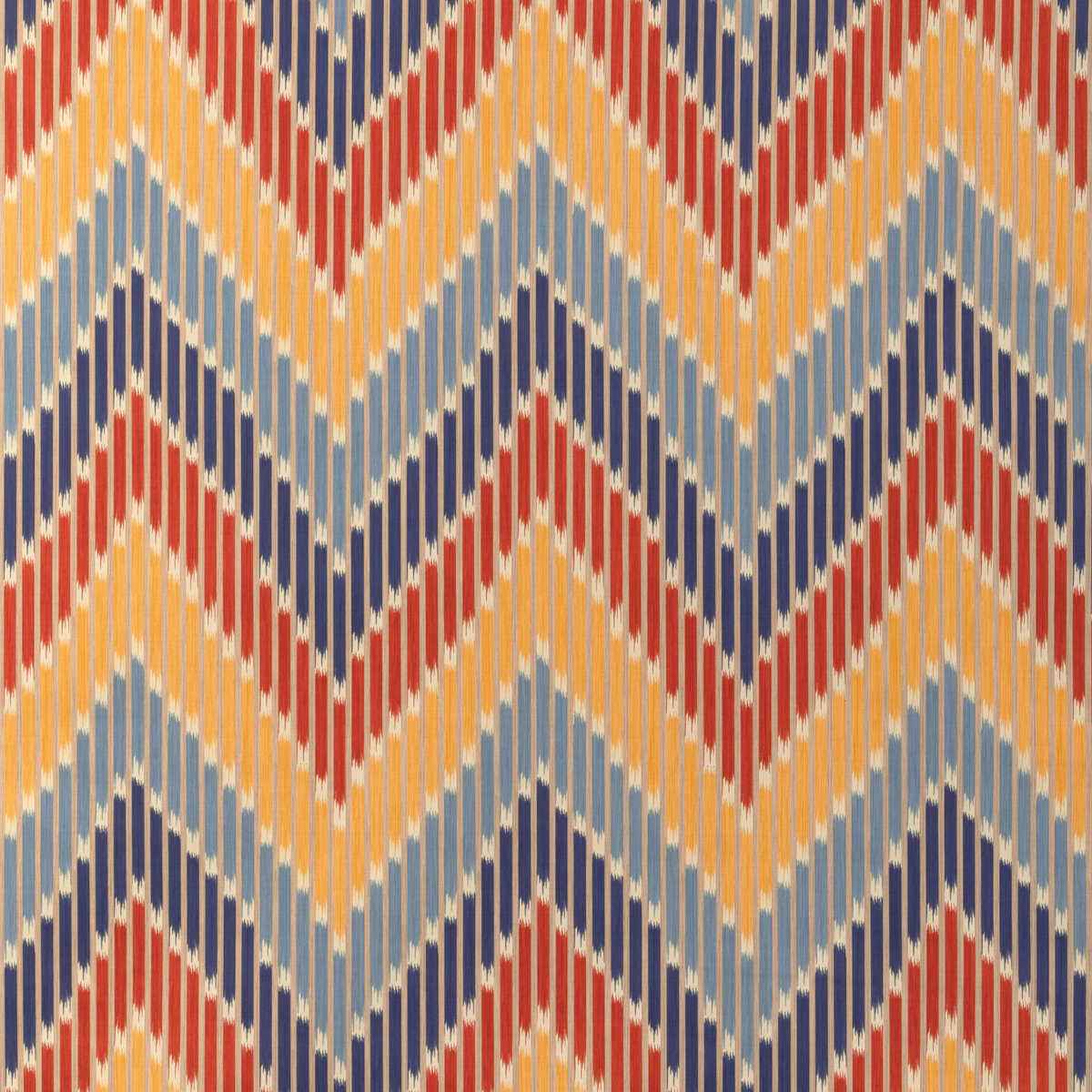 80241071950 Cascade Print Red Blue Brunschwig Fils Fabric