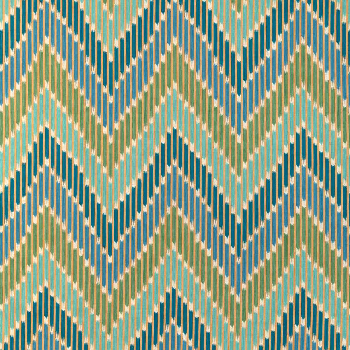 80241073530 Cascade Print Teal Green Brunschwig Fils Fabric