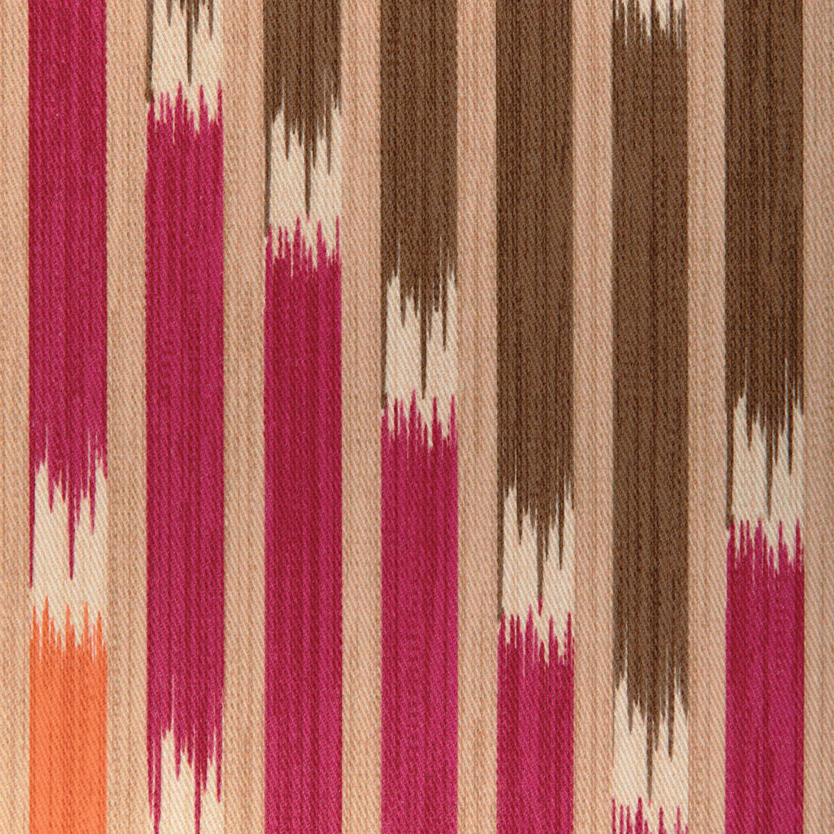 Cascade Print - Berry/Leaf - BRUNSCHWIG & FILS Fabric
