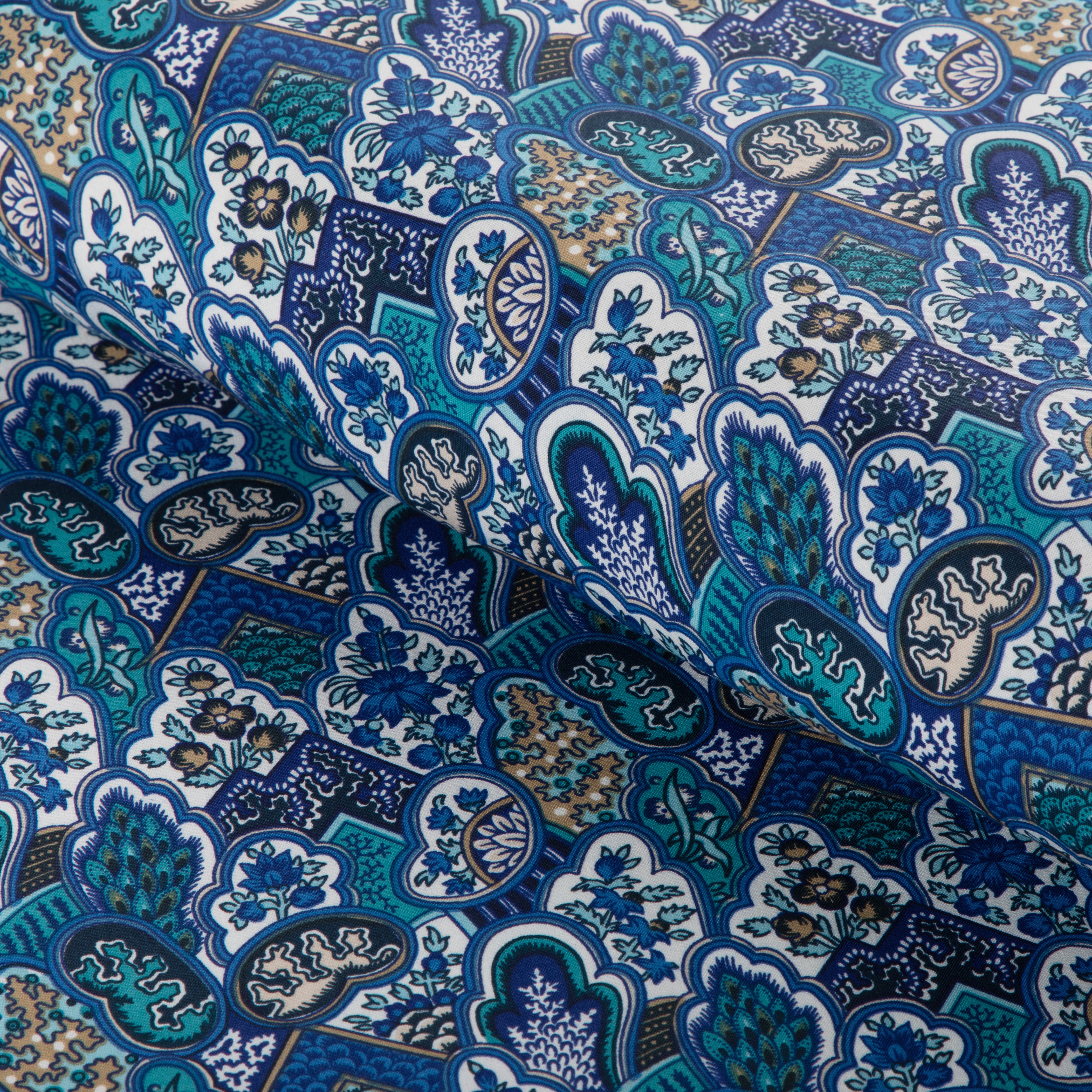 Villandry Print - Azure - Brunschwig & Fils Fabric