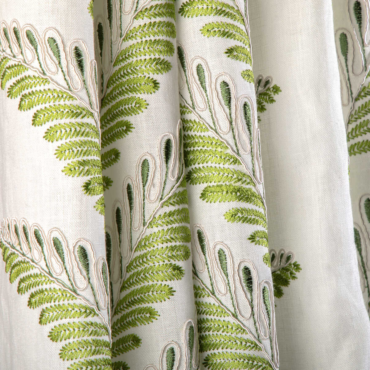 Fougere Emb - Leaf - BRUNSCHWIG & FILS Fabric