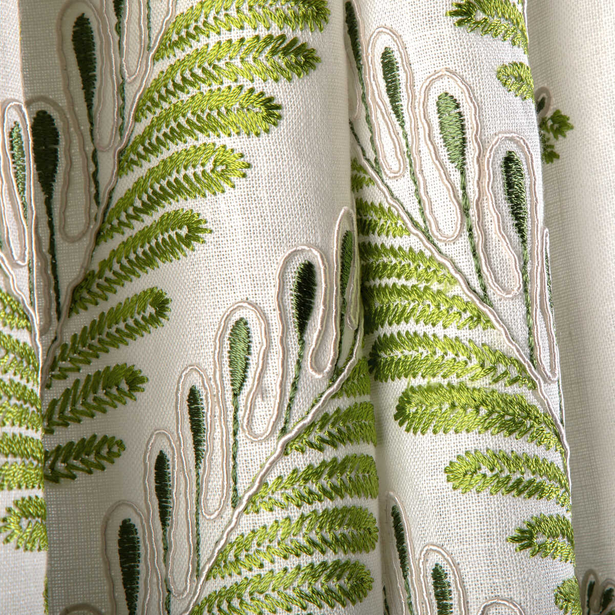 Fougere Emb - Leaf - BRUNSCHWIG & FILS Fabric