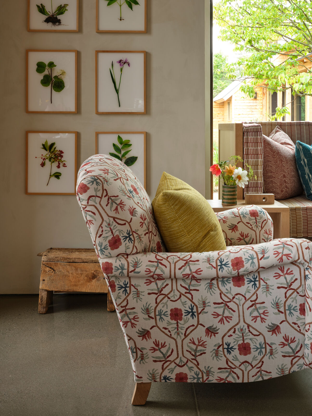 Le Jasmin Print - Spice - Brunschwig & Fils Fabric