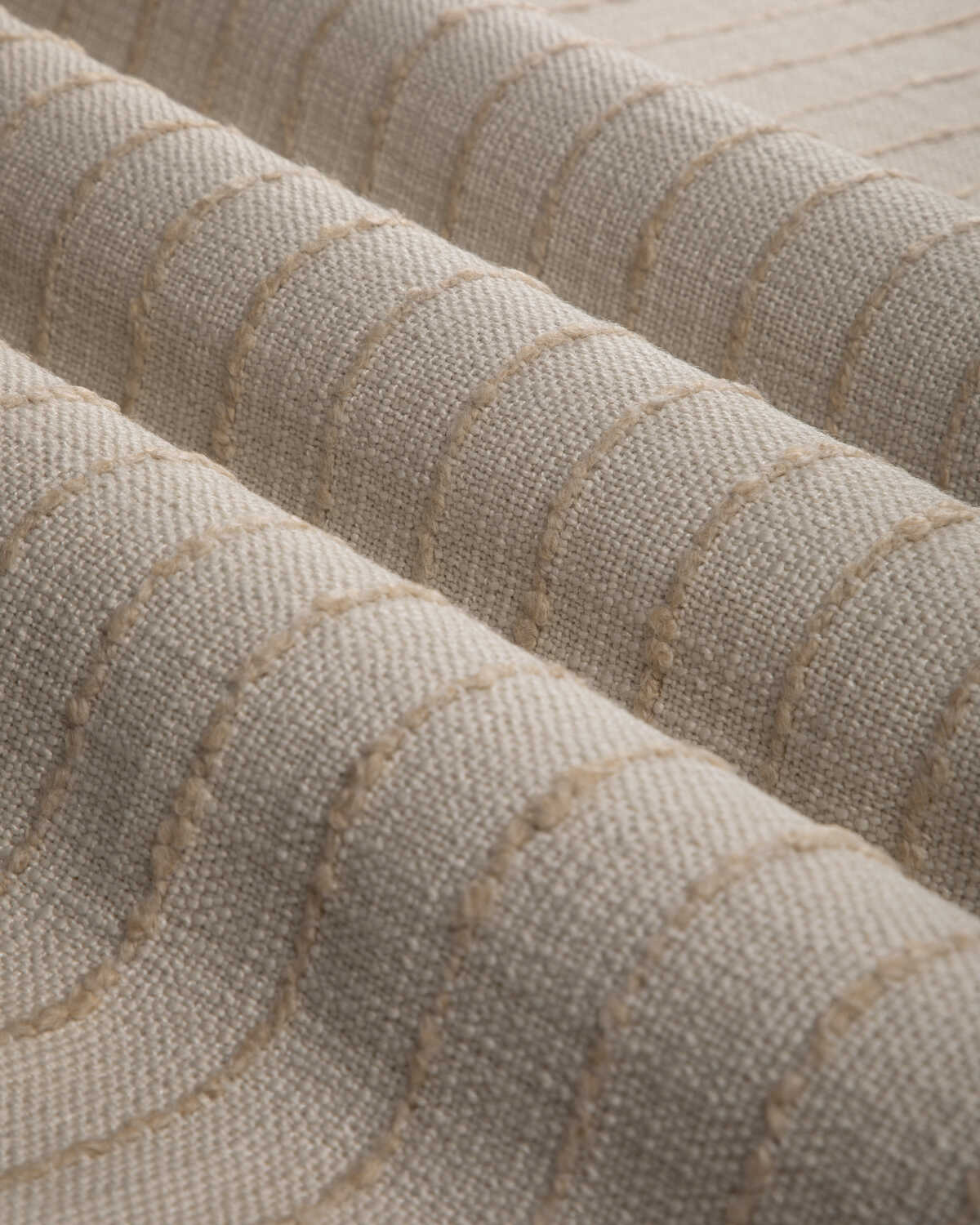 Les Vignes Stripe - Linen - BRUNSCHWIG & FILS Tela