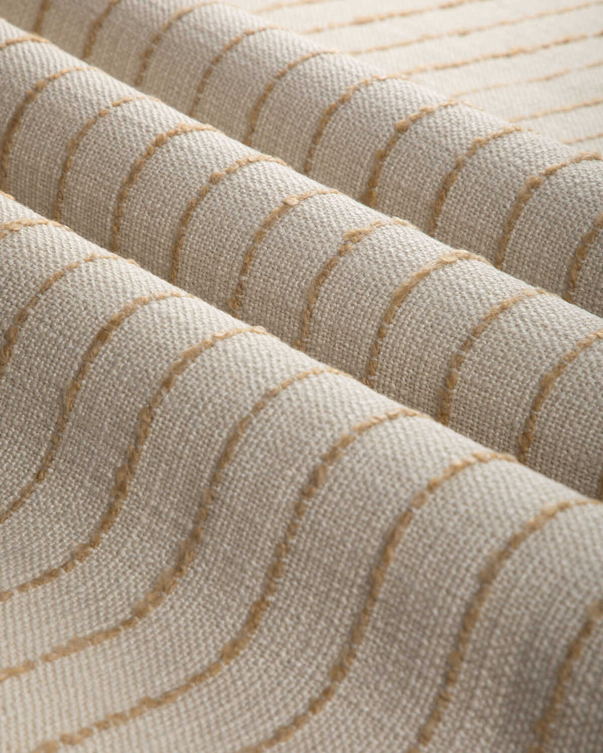 Les Vignes Stripe - Sand - BRUNSCHWIG & FILS Tela