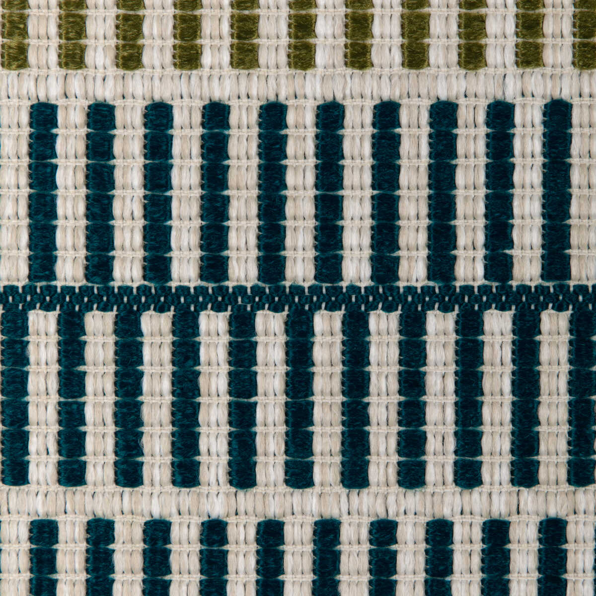 Les Oliviers Weave - Marine - BRUNSCHWIG & FILS Fabric