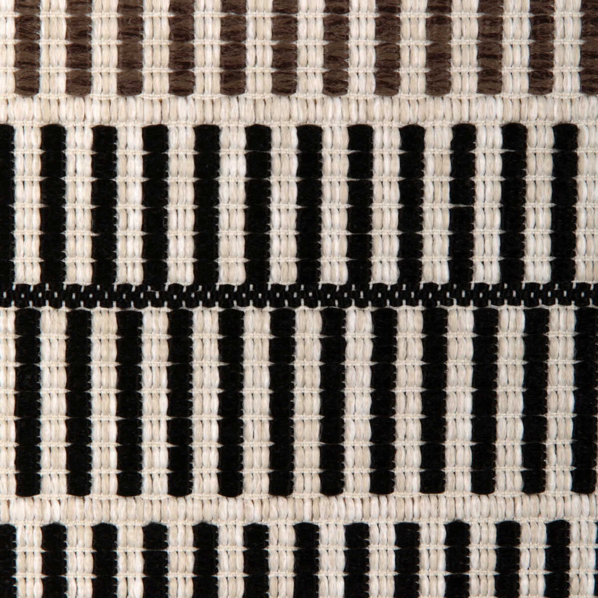 Les Oliviers Weave - Onyx - BRUNSCHWIG & FILS Fabric