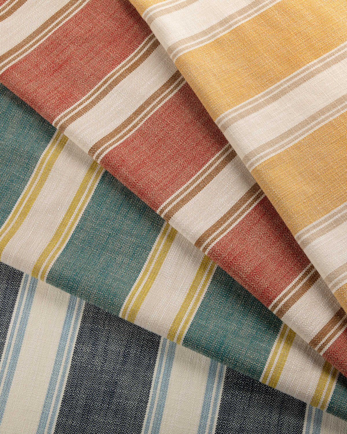 La Riviera Stripe - Marine - BRUNSCHWIG & FILS Fabric