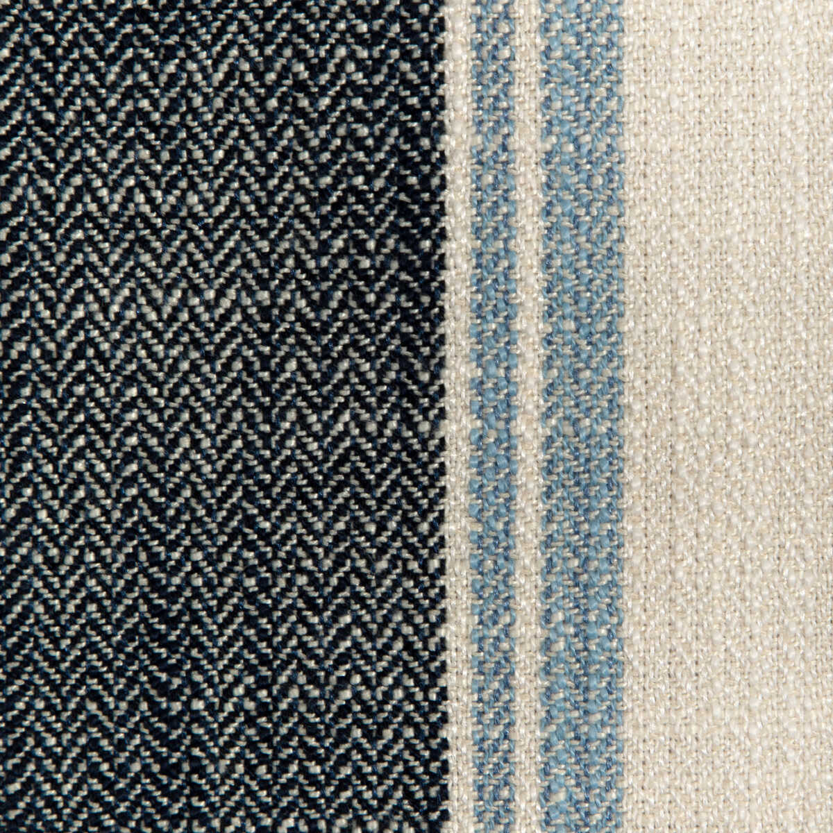 La Riviera Stripe - Blue - BRUNSCHWIG & FILS Fabric