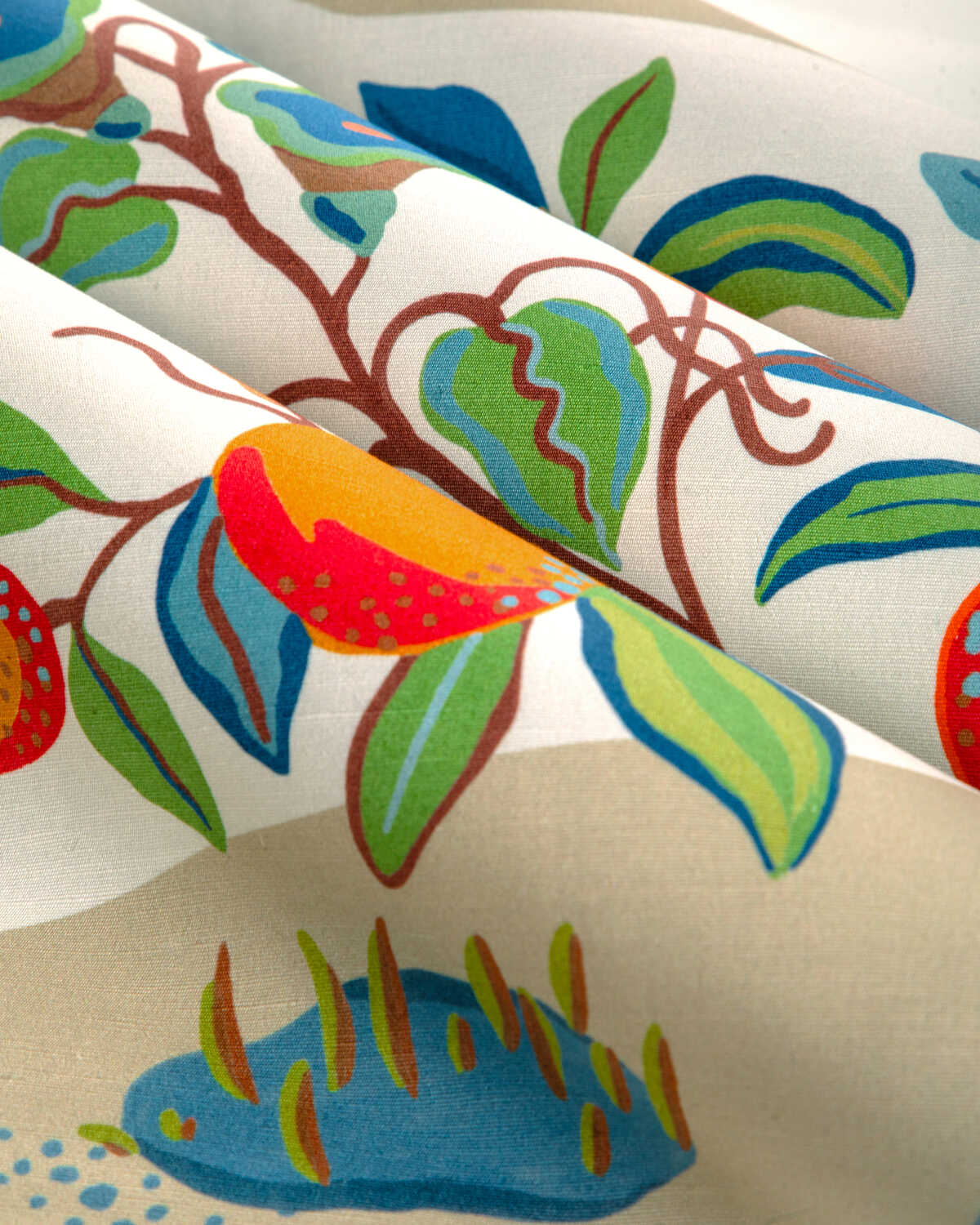 Pomelo Print - Multi - BRUNSCHWIG & FILS Tela