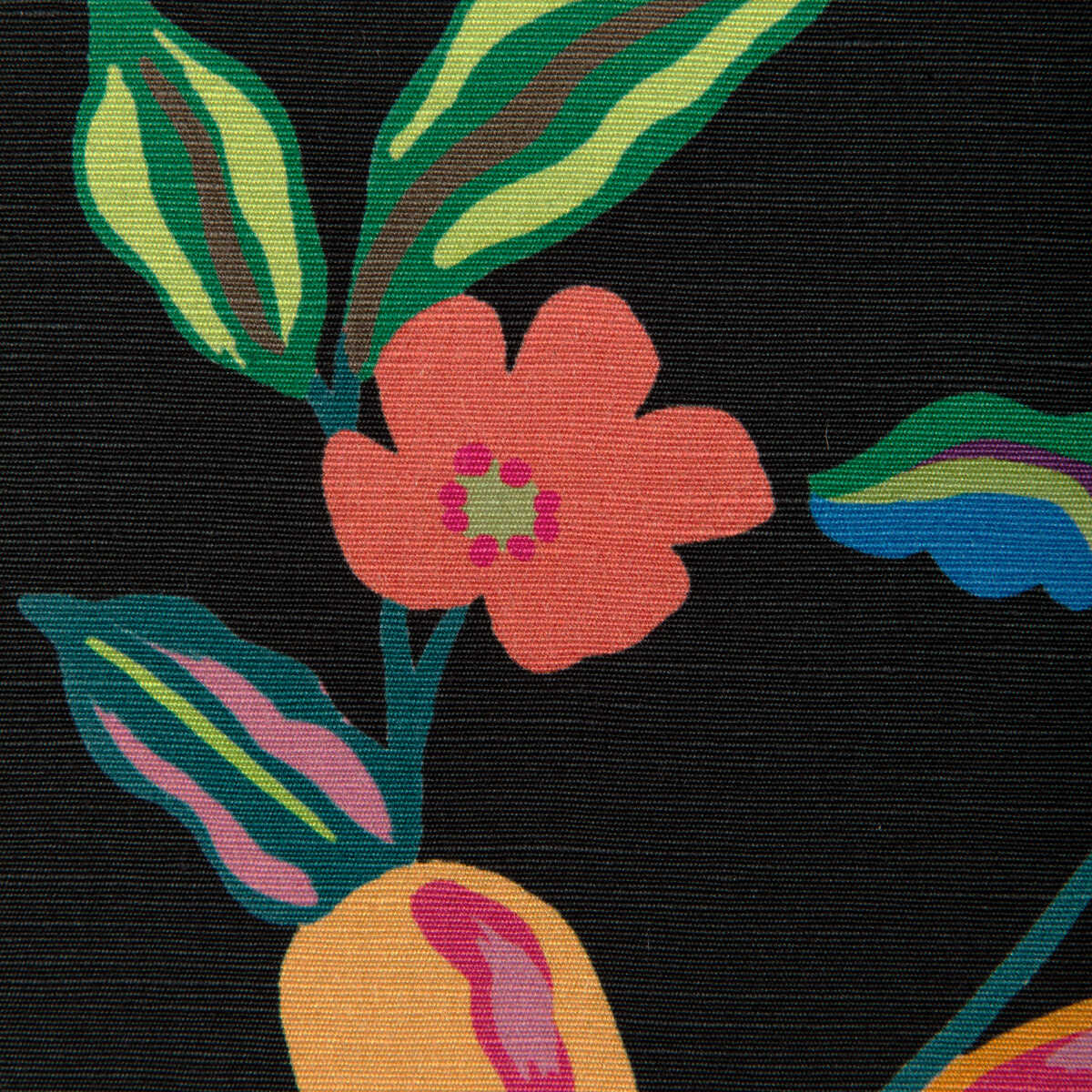 Pomelo Print - Noir - BRUNSCHWIG & FILS Tela