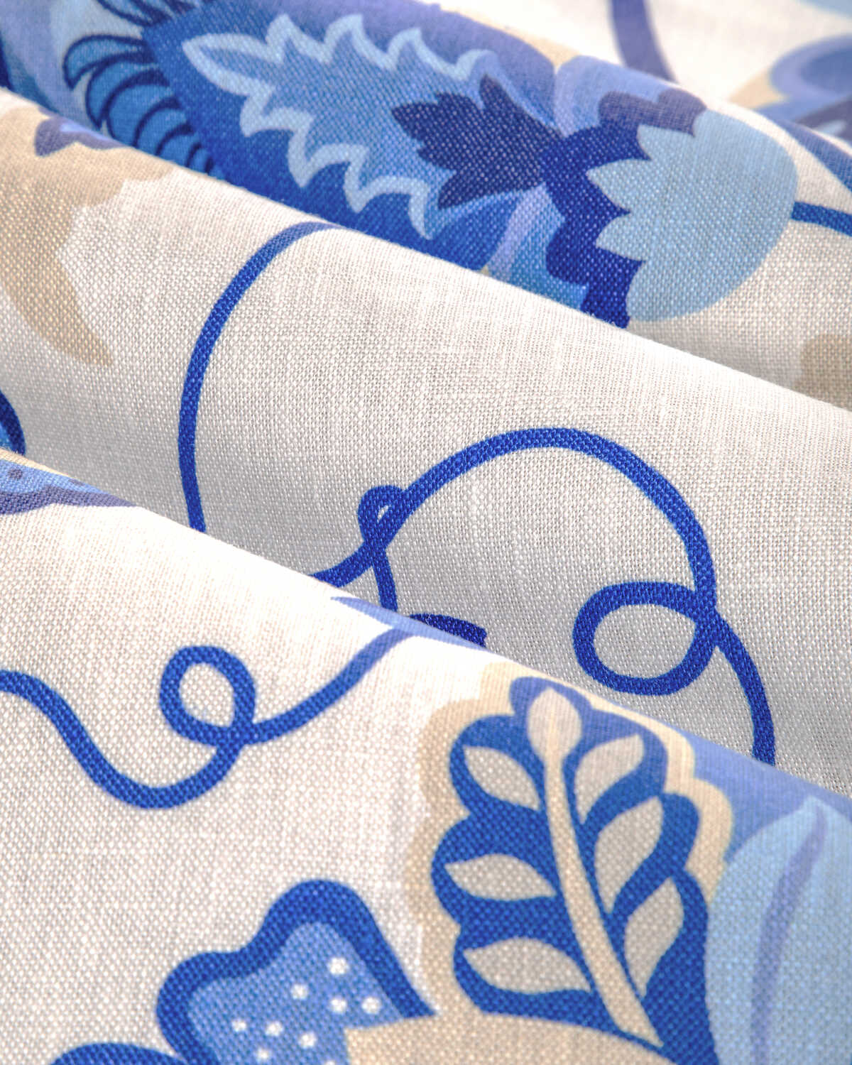 Botanique Print - Blue - BRUNSCHWIG & FILS Tela